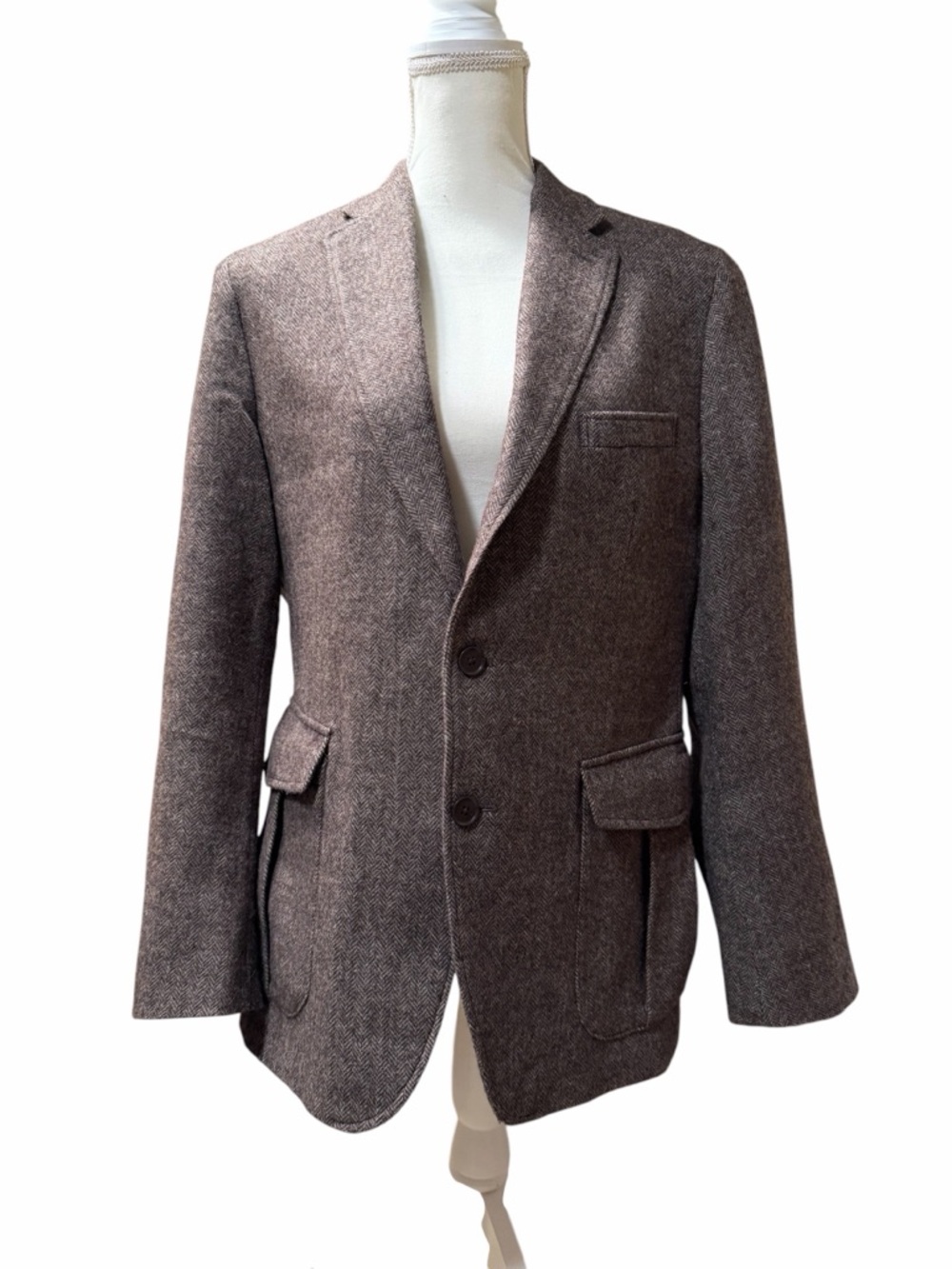 Banana Republic Brown Herringbone Sport Coat